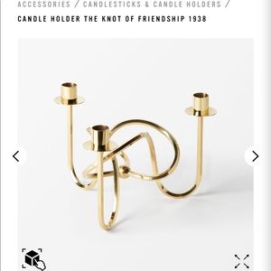 Stunning brass candelabra